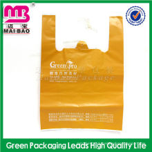 Colorful Customized Supermarket Biodegradable LDPE/HDPE T-shirt Vest Plastic Bag